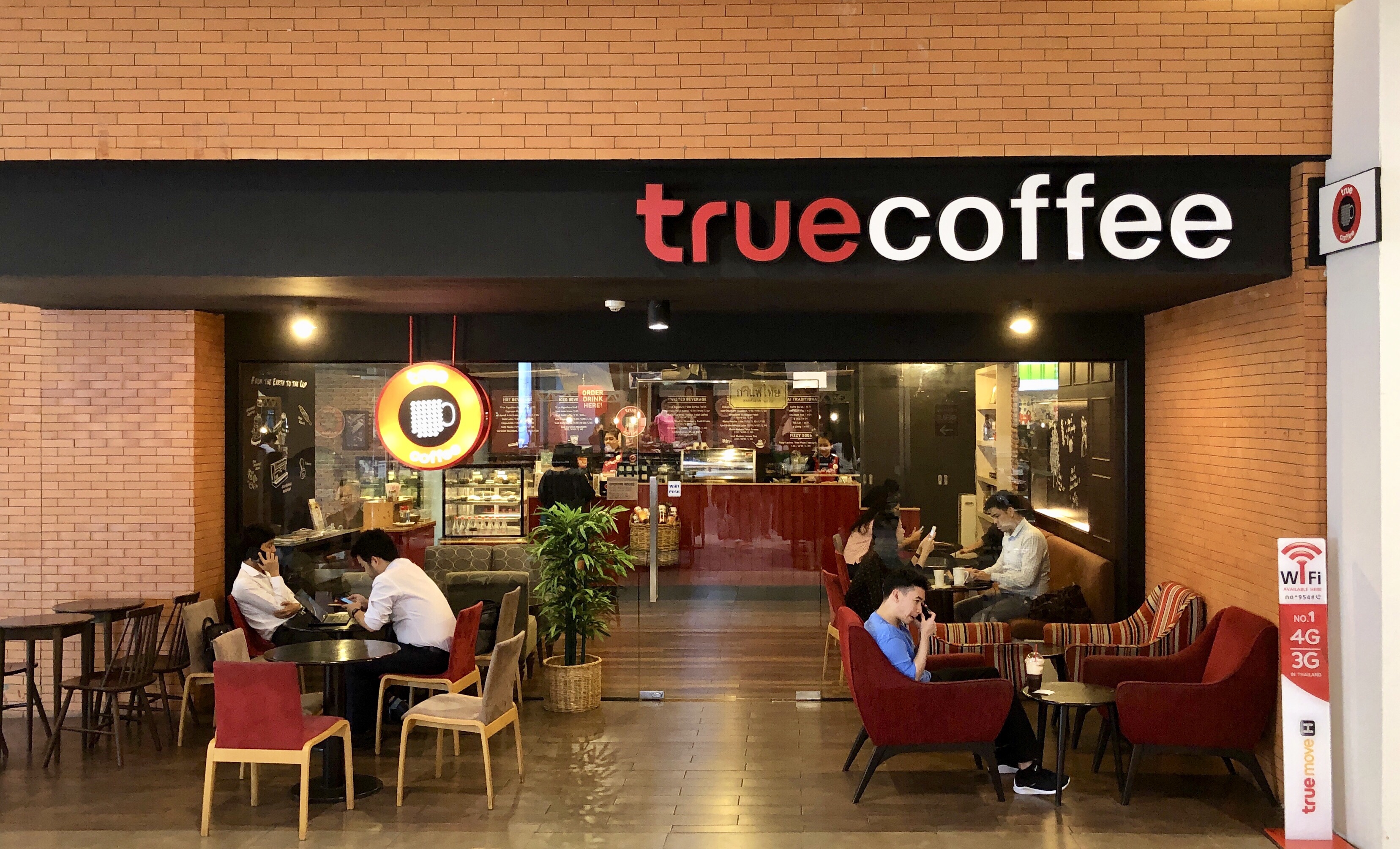 Kafejka True w Tajlandii